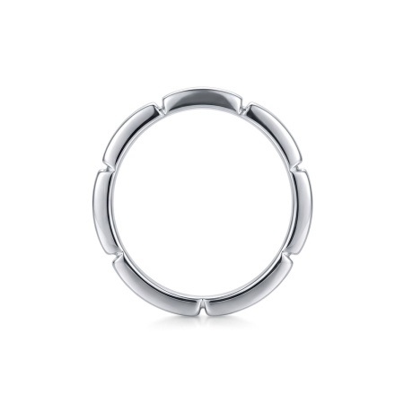 Кольцо из родированного золота с бриллиантами