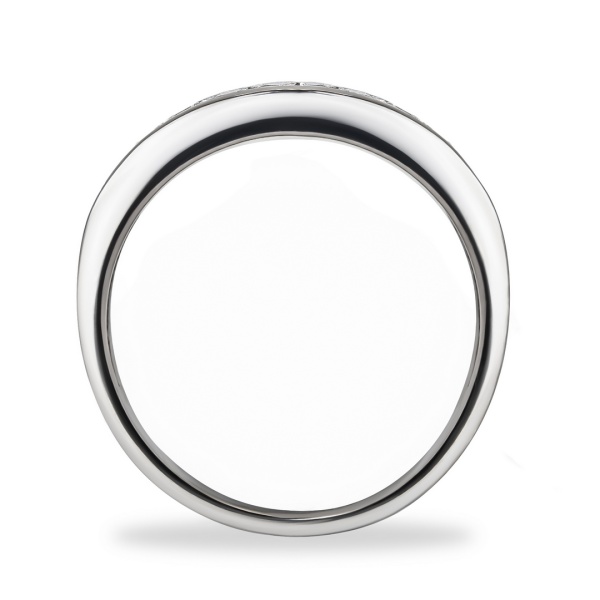 Кольцо из белого золота с бриллиантами