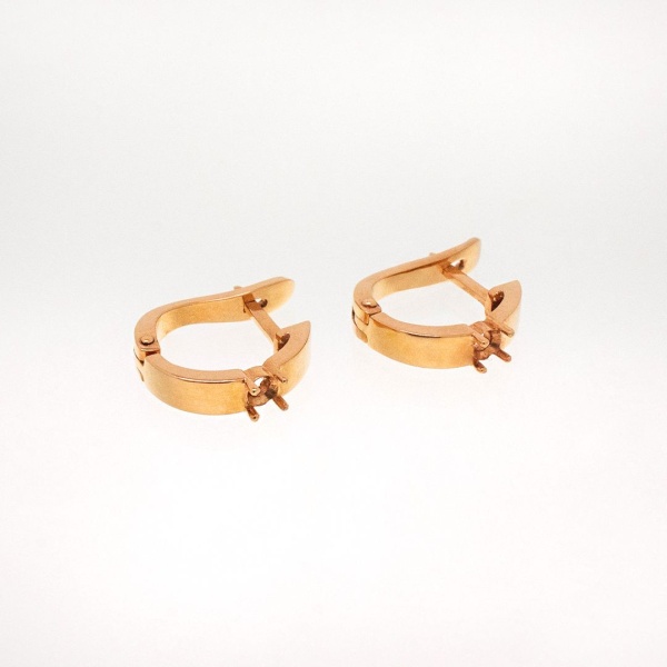 Серьги из красного золота