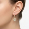 Серьги из желтого золота с бриллиантами