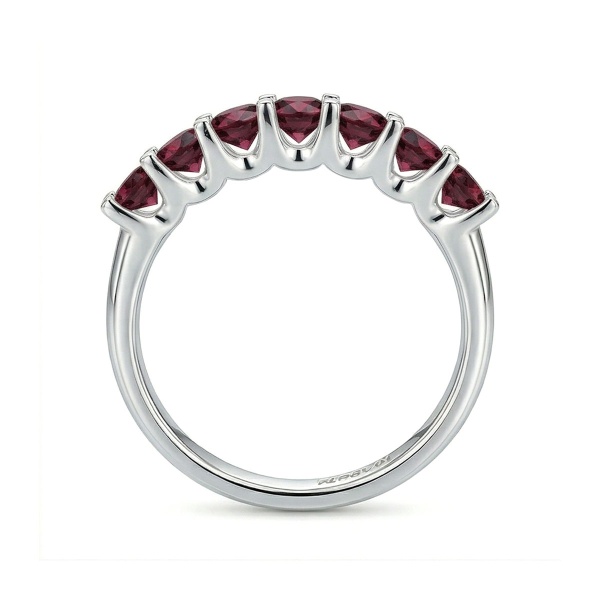 Серьги из родированного золота с турмалинами