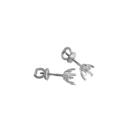 Серьги из белого золота