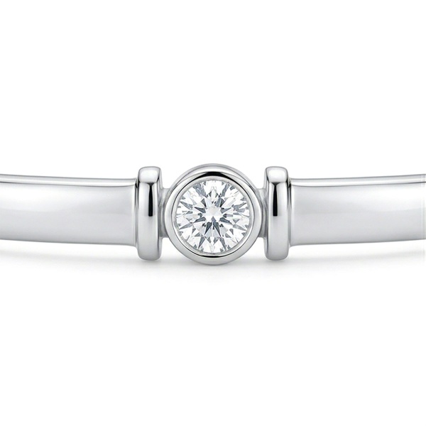 Браслет из родированного золота с бриллиантами