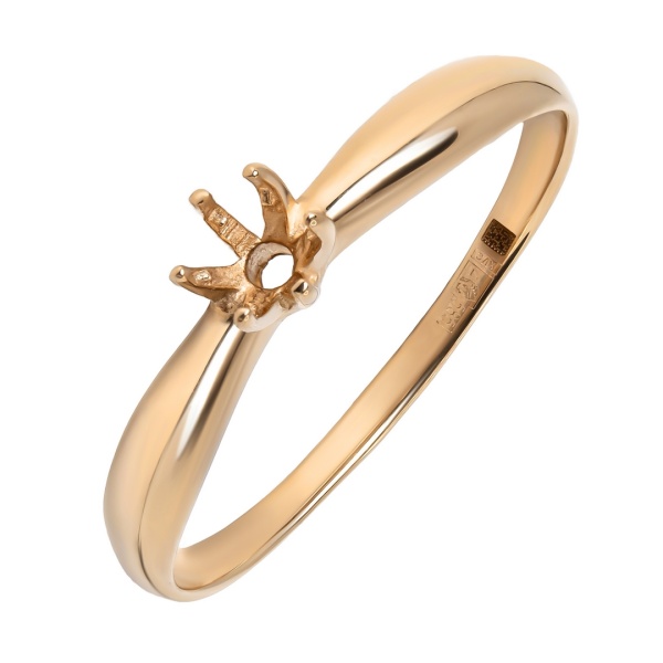 Кольцо из красного золота